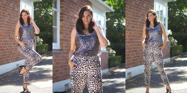 Four ways to wear a sequin cami for the every day