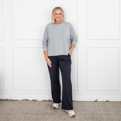Styling You The Label Celeste ponte track pant - French navy, made in Australia