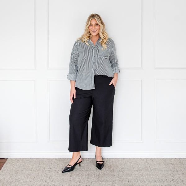 Styling You The Label Emma stretch crop pant black Made in Australia