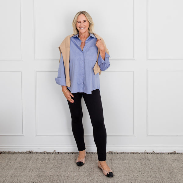 Styling You The Label Kimba ponte leggings - black, made in Australia