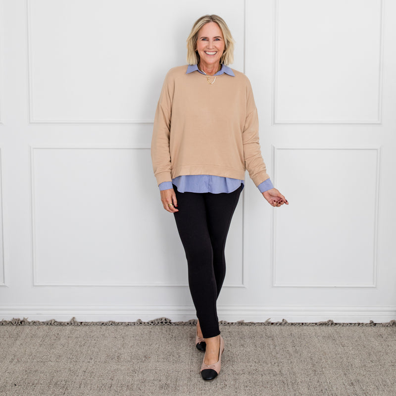 Styling You The Label Kimba ponte leggings - black, made in Australia