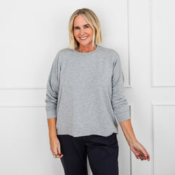Styling You The Label Kobi bamboo fleece sweatshirt - grey, made in Australia