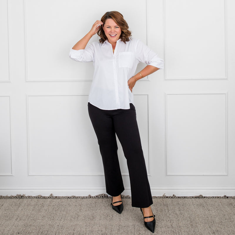 Styling You The Label Lana wide leg ponte pant, made in Australia