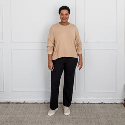 Styling You The Label Lana wide leg ponte pant, made in Australia