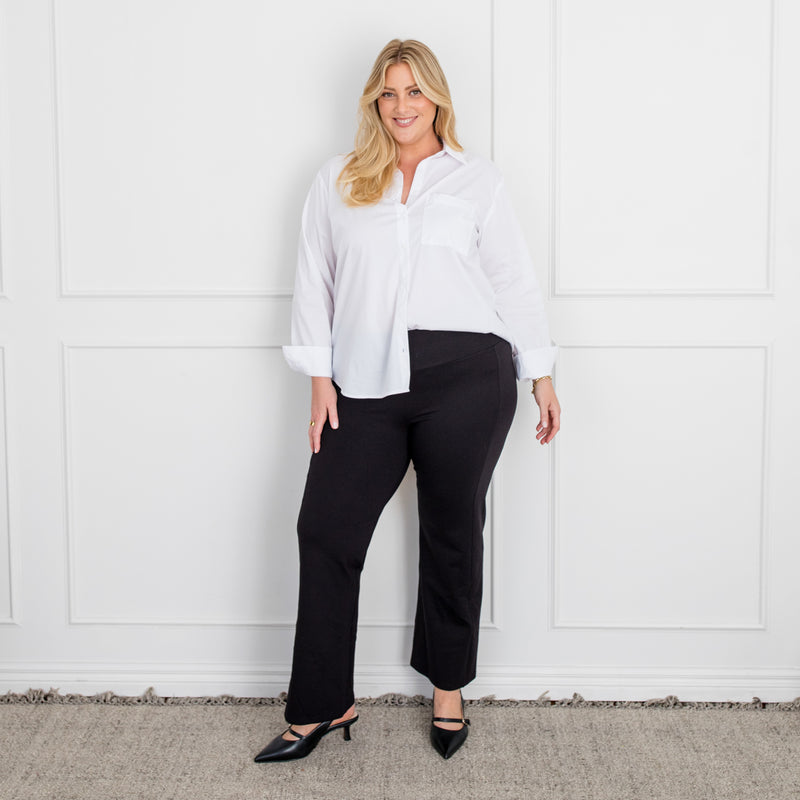 Styling You The Label Lana wide leg ponte pant, made in Australia