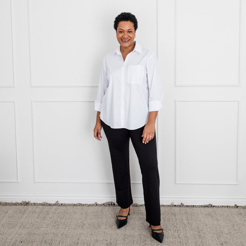 Styling You The Label Lana wide leg ponte pant, made in Australia