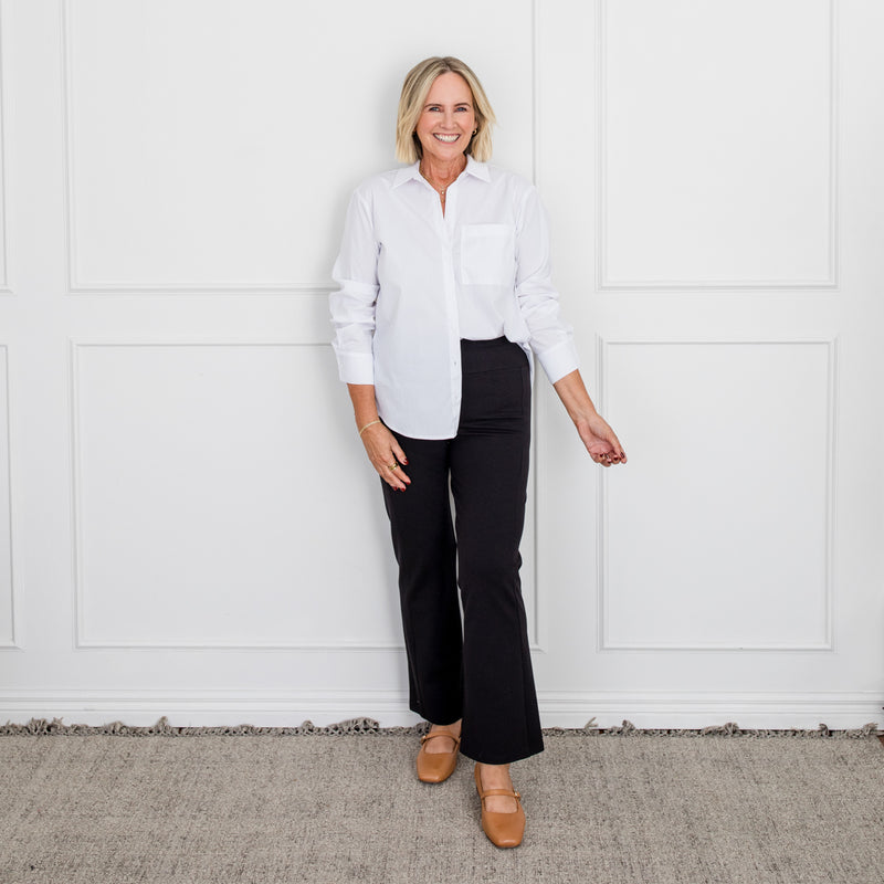 Styling You The Label Lana wide leg ponte pant, made in Australia
