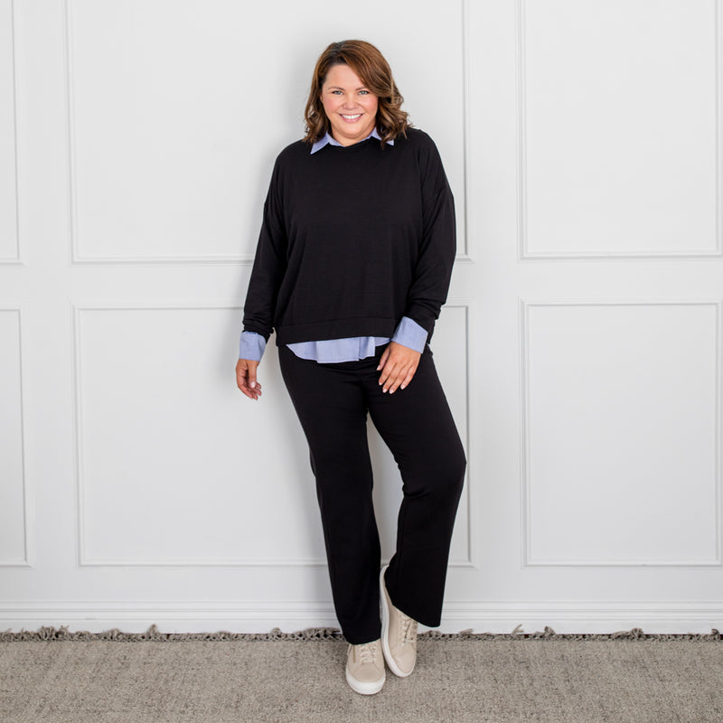 Styling You The Label Lana wide leg ponte pant, made in Australia