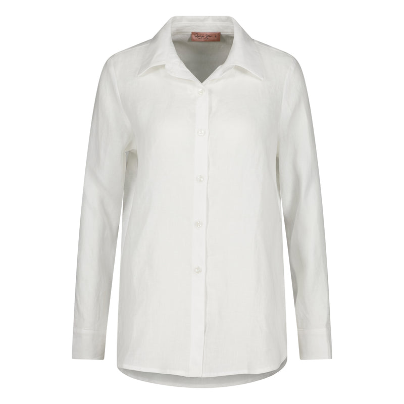 Tracey linen shirt - white